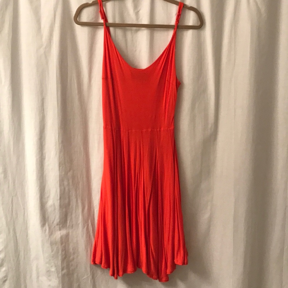 Orange Knit Dress